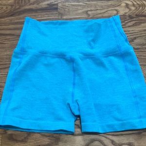 Alphalete revival blue shorts, small
